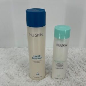 NU SKIN Liquid Body Bar and Creamy Cleansing Lotion Duo NEW NEVER OPENED